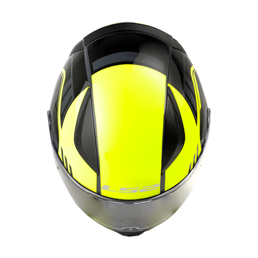 Casco Ls2 353 Destrip Negro Brillo Amarillo - Image 3