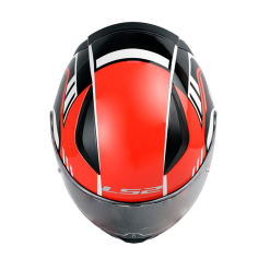 Casco Ls2 353 Destrip Negro Brillo Rojo Pinlock Antiempanante2 - Punto Llantas 1