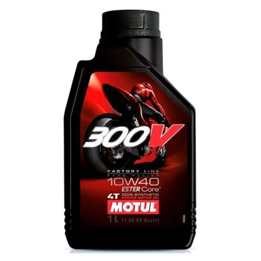 Aceite Motul 300V Sintetico 4T 10W-40 1Lt