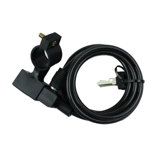 Candado Cable Gw Espiral De Llave 6X1500Mm