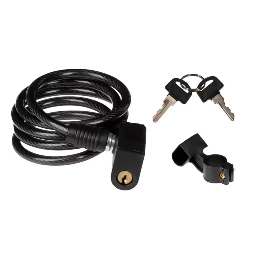 Candado Cable Gw Espiral De Llave 6×1000 mm