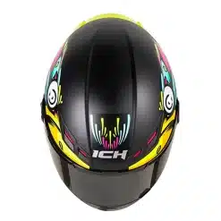 Casco Ich 501Sp Strikes Negro Mate Fucsia 3