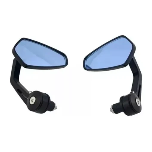 Espejo Cafe Racer Triangular Negro