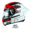 Casco Airoh Gp550 S Challenge Rojo Gris 1