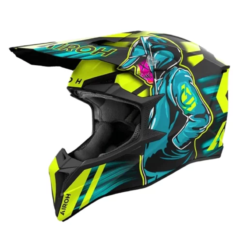 Casco Airoh Wraaap Cyber Amarillo 1