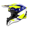 Casco Airoh Wraaap Feel Amarillo Azul 1