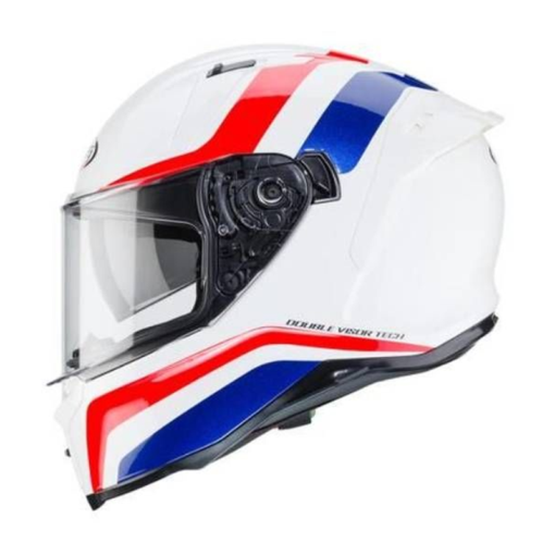 Casco Caberg Avalon Blast Blanco Azul Rojo 1