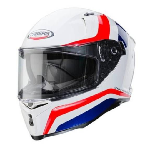 Casco Caberg Avalon Blast Blanco Azul Rojo 1
