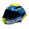 Casco Edge Shangai Quartz Amarillo Azul 1