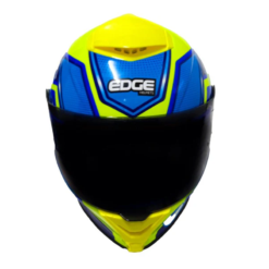 Casco Edge Shangai Quartz Amarillo Azul 1
