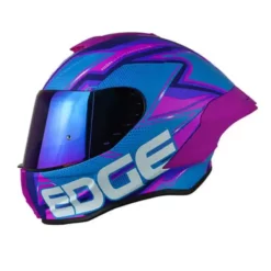 Casco Edge Shangai Quartz Fucsia Azul 1