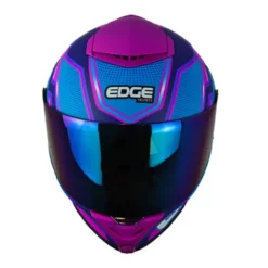 Casco Edge Shangai Quartz Fucsia Azul 1