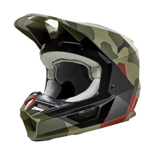 Casco Fox V1 Bnkr Verde Camo 2