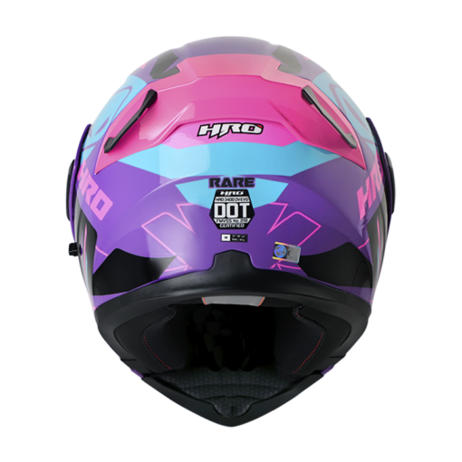 Casco Hro 3400Dv Evo Rare Morado Fucsia Visor Smoke Claro 2
