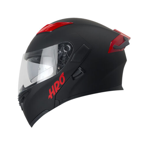 Casco Hro 3400Dv Evo Solid Negro Rojo 1