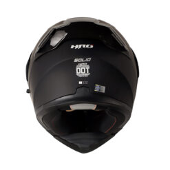 Casco Hro 3400Dv Evo Solid Negro Visor Smoke Azul 1