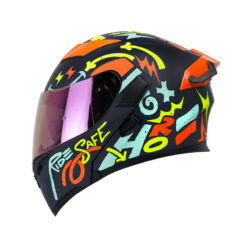 Casco Hro 3400Dv Evo Yeah Azul Navy Amarillo 1