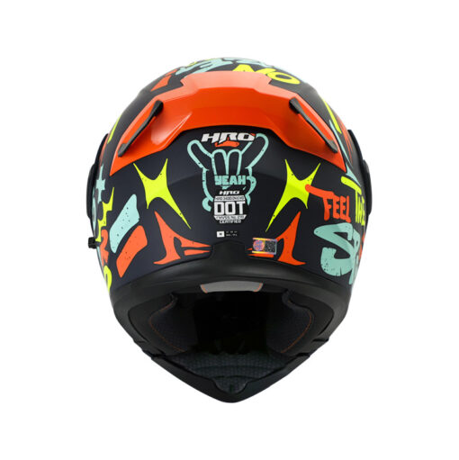 Casco Hro 3400Dv Evo Yeah Azul Navy Amarillo 1