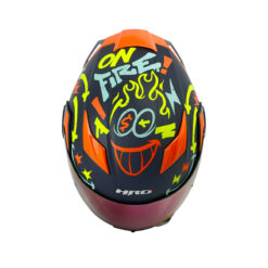 Casco Hro 3400Dv Evo Yeah Azul Navy Amarillo 1