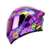 Casco Hro 3400Dv Evo Yeah Morado Azul 1