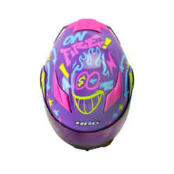 Casco Hro 3400Dv Evo Yeah Morado Azul 1
