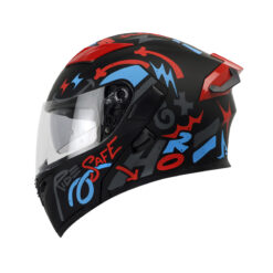 Casco Hro 3400Dv Evo Yeah Negro Rojo 1