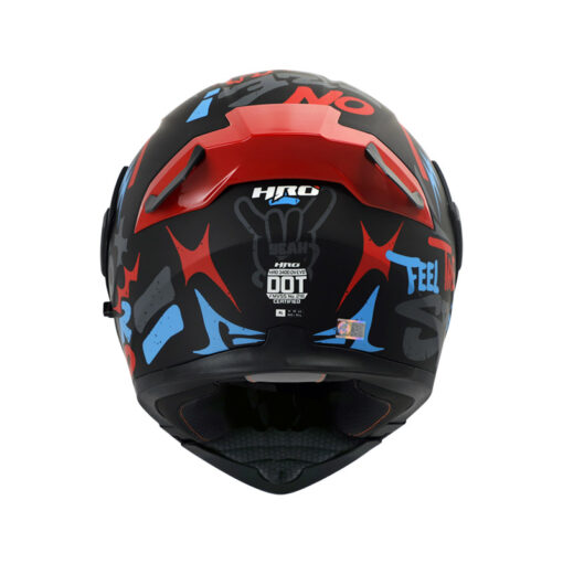 Casco Hro 3400Dv Evo Yeah Negro Rojo 1