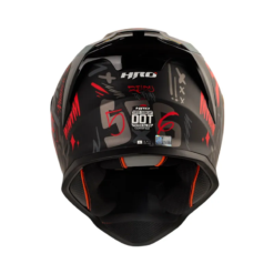 Casco Hro 506Sp Champion Negro Rojo 1