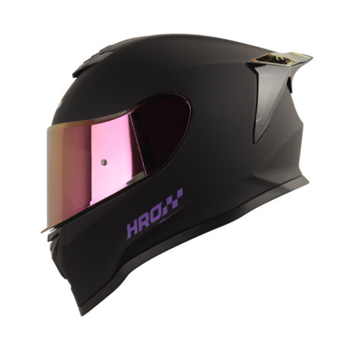 Casco Hro 506Sp Solid Negro Morado 1
