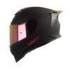 Casco Hro 506Sp Solid Negro Rojo 1