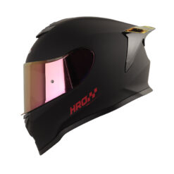 Casco Hro 506Sp Solid Negro Rojo 1