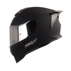 Casco Hro 506Sp Solid Negro Visor Smoke Claro 1