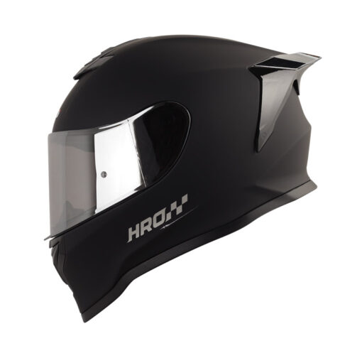 Casco Hro 506Sp Solid Negro Visor Smoke Claro 1
