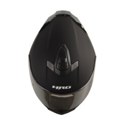 Casco Hro 506Sp Solid Negro Visor Smoke Claro 1