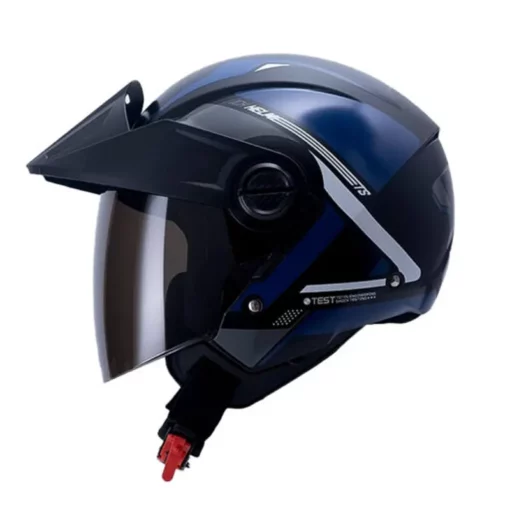 Casco Ich 102 Bugar Negro Blanco Visor Smoke 1