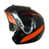 Casco Ich 3110 Blitz Negro Naranja Visor Random 1