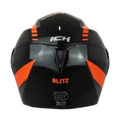 Casco Ich 3110 Blitz Negro Naranja Visor Random 2