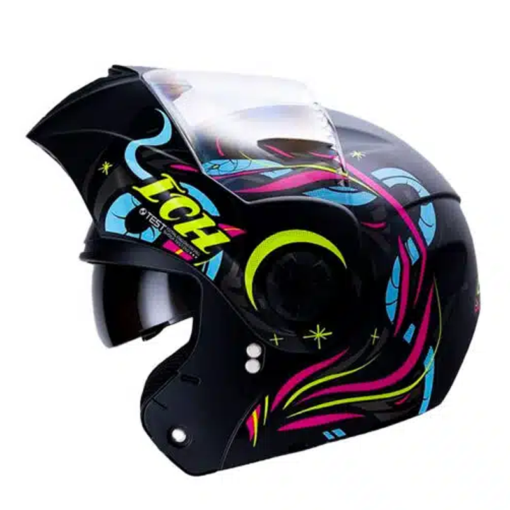 Casco Ich 3110 Kids Calmnezz Negro Amarillo 2-1