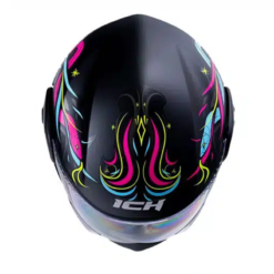 Casco Ich 3110 Kids Calmnezz Negro Amarillo 2-2
