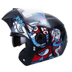 Casco Ich 3110 Kids Renfex Negro Blanco 1