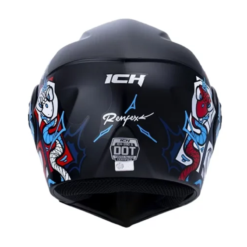 Casco Ich 3110 Kids Renfex Negro Blanco2