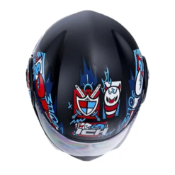 Casco Ich 3110 Kids Renfex Negro Blanco2