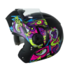 Casco Ich 3110 Kids Renfex Negro Morado 1