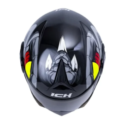 Casco Ich 3110 Nidhog Negro Gris Visor Random 2