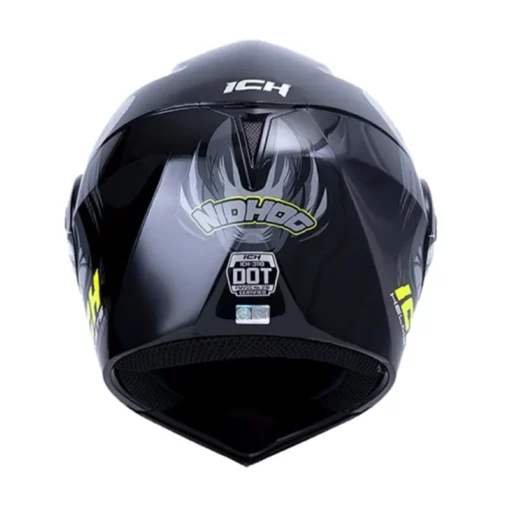 Casco Ich 3110 Nidhog Negro Gris Visor Random 2