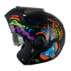 Casco Ich 3110 No_Fear Negro Azul Visor Random 1