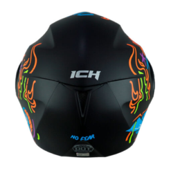 Casco Ich 3110 No_Fear Negro Azul Visor Random 2