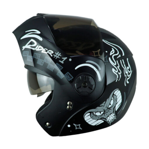 Casco Ich 3110 No_Fear Negro Gris Visor Random 1