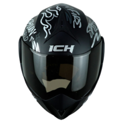 Casco Ich 3110 No_Fear Negro Gris Visor Random 1