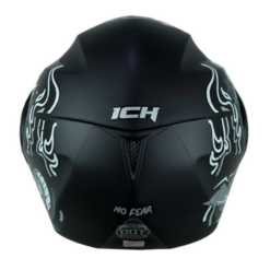 Casco Ich 3110 No_Fear Negro Gris Visor Random 1